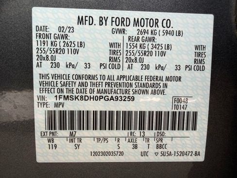 Used 2023 Ford Explorer XLT w/ Equipment Group 202A AWD/4WD image 46
