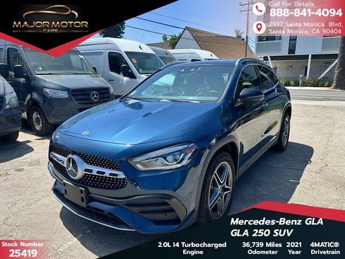 Used 2021 Mercedes-Benz GLA 250 4MATIC w/ AMG Line Exterior image 1