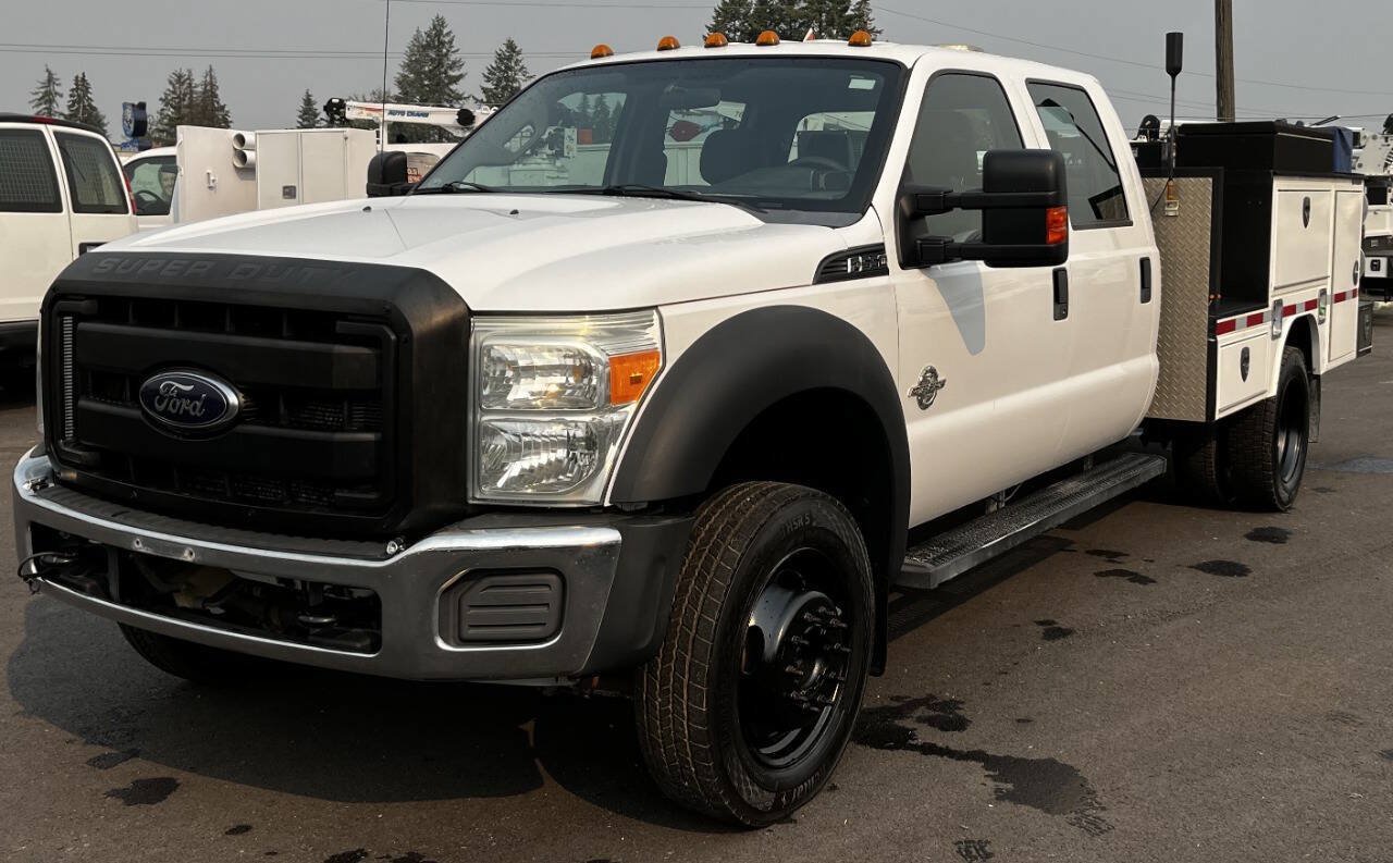 Used 2012 Ford F550 4x4 Crew Cab Super Duty w/ Payload Upgrade Pkg image 1