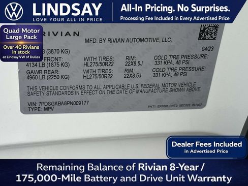 Used 2023 Rivian R1S Adventure AWD/4WD image 28