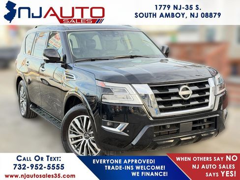 Used 2021 Nissan Armada SL w/ Captain's Chairs Package image 1