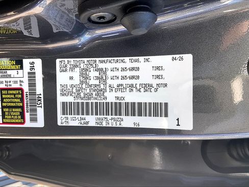 New 2026 Toyota Tundra 1794 Edition AWD/4WD image 17