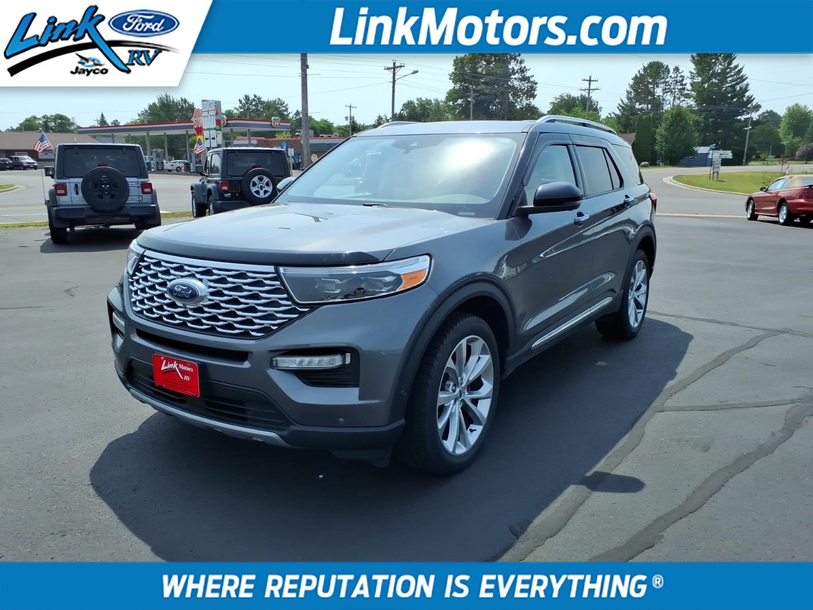 Used 2021 Ford Explorer Platinum w/ Equipment Group 601A AWD/4WD image 1