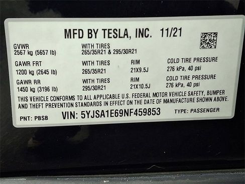 Used 2022 Tesla Model S Plaid image 27