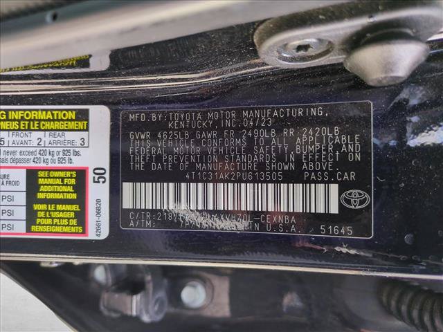 Certified 2023 Toyota Camry LE FWD image 23