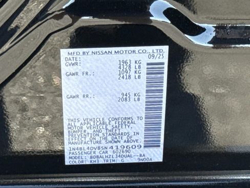 Used 2025 Nissan Altima 2.5 SV w/ SV Special Edition Package FWD image 31