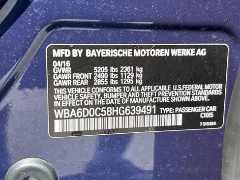 Used 2017 BMW 640i Gran Coupe RWD image 27