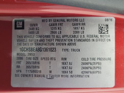Used 2016 Chevrolet Colorado W/T RWD image 33