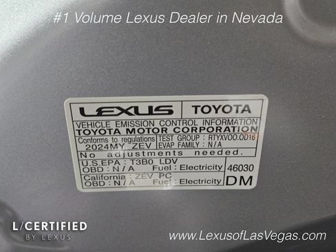 Certified 2024 Lexus RZ 300e Premium FWD image 28