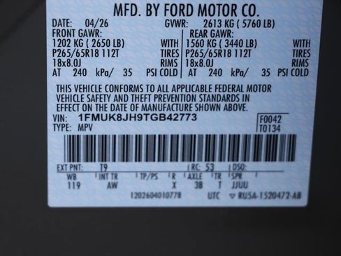 New 2026 Ford Explorer Tremor AWD/4WD image 32