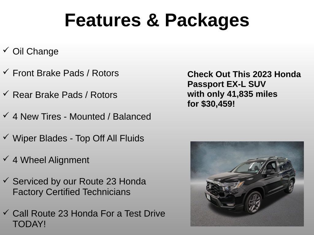 Certified 2023 Honda Passport EX-L image 4