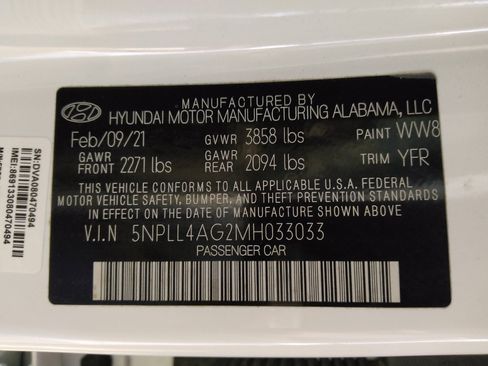 Used 2021 Hyundai Elantra SE w/ Cargo Package FWD image 33