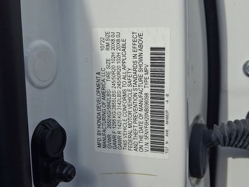 Certified 2022 Honda Pilot Special Edition image 20