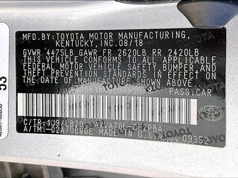 Used 2018 Toyota Camry XSE w/ Protection Package (Q2) image 34