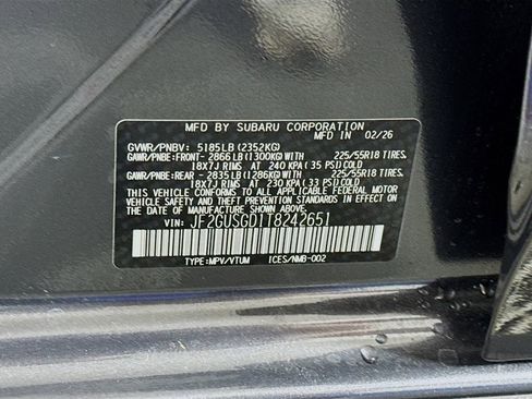New 2026 Subaru Crosstrek 2.5i Sport AWD/4WD image 34