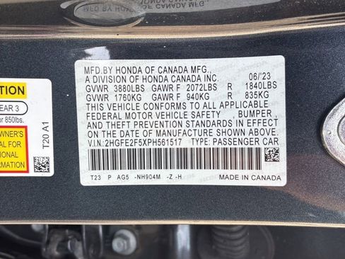 Used 2023 Honda Civic Sport image 19