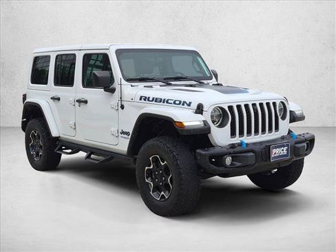 Used 2021 Jeep Wrangler Unlimited Rubicon 4xe w/ Steel Bumper Group AWD/4WD image 3