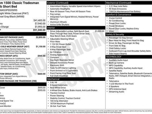 Used 2023 RAM 1500 Tradesman w/ Tradesman SXT Package RWD image 7