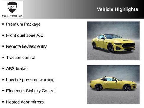 New 2025 Ford Mustang GT Premium w/ Mustang Nite Pony Package image 3