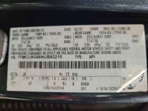 Used 2022 Ford Escape SE w/ Convenience Package AWD/4WD image 33