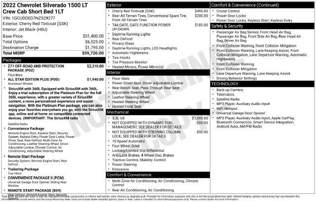 Used 2022 Chevrolet Silverado 1500 LT AWD/4WD image 34