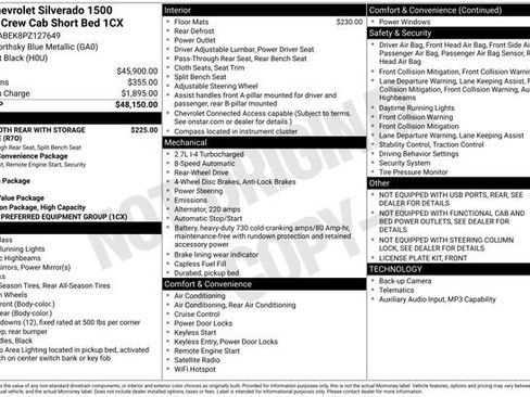 Used 2023 Chevrolet Silverado 1500 Custom image 4