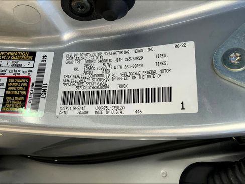 Used 2022 Toyota Tundra Limited image 65