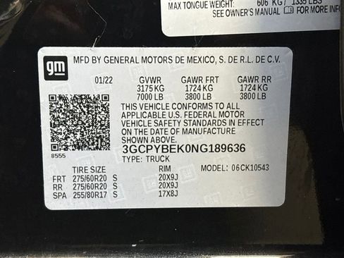 Used 2022 Chevrolet Silverado 1500 Custom w/ LPO, Blackout Package image 31