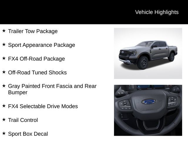 New 2026 Ford Ranger XLT w/ Equipment Group 301A High AWD/4WD image 7