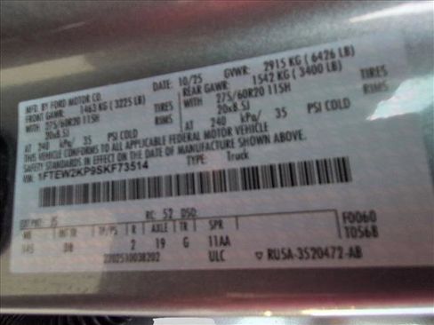 New 2025 Ford F150 STX w/ Equipment Group 200A image 17