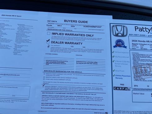 Used 2024 Honda HR-V Sport image 5