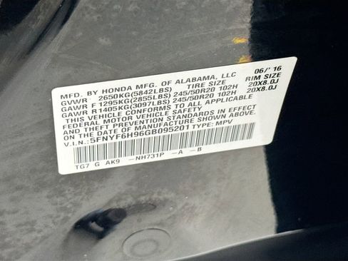 Used 2016 Honda Pilot Touring image 33