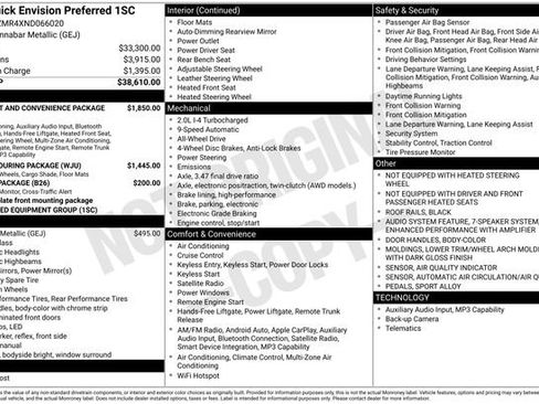 Used 2022 Buick Envision Preferred image 2