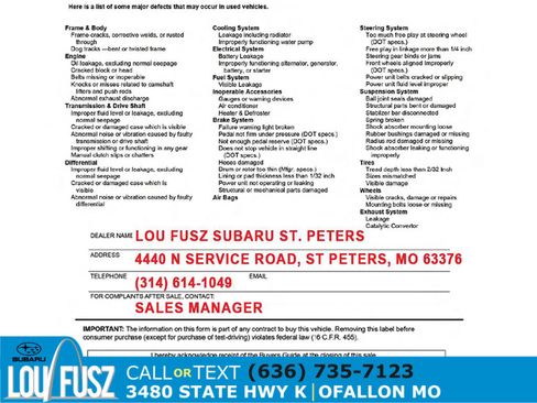 Used 2026 Subaru Forester Limited AWD/4WD image 36