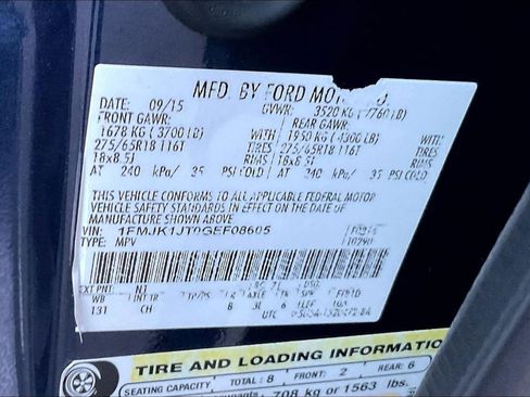 Used 2016 Ford Expedition EL XLT AWD/4WD image 18