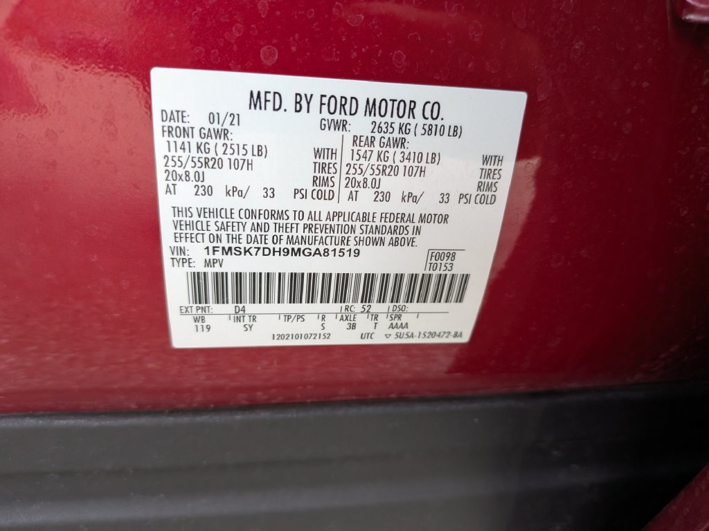 Used 2021 Ford Explorer XLT w/ Equipment Group 202A RWD image 39