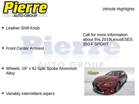 Used 2019 Lexus ES 350 F Sport FWD image 22