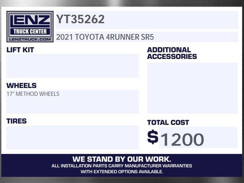 Used 2021 Toyota 4Runner SR5 AWD/4WD image 2