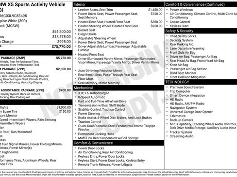 Used 2020 BMW X5 xDrive40i w/ M Sport Package AWD/4WD image 3