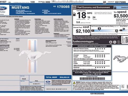 Used 2019 Ford Mustang GT w/ Equipment Group 301A image 27
