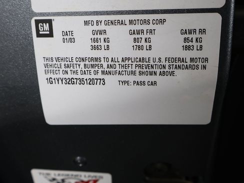 Used 2003 Chevrolet Corvette Convertible w/ Preferred Equipment Group1 image 37