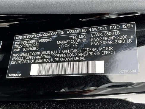 New 2026 Volvo XC90 T8 Ultra w/ Protection Package Premier AWD/4WD image 8