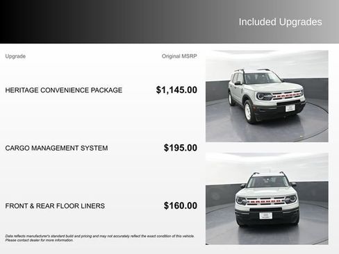 Used 2023 Ford Bronco Sport Heritage w/ Heritage Convenience Package AWD/4WD image 4