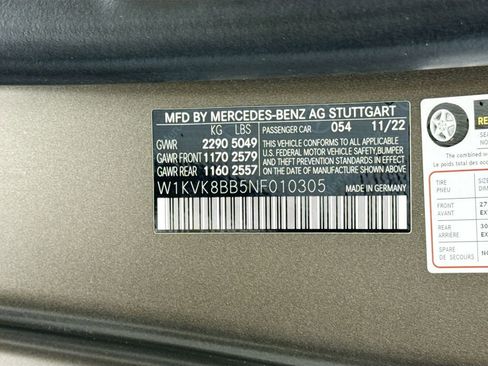 Certified 2022 Mercedes-Benz SL 63 AMG 4MATIC w/ AMG Aerodynamic Package image 30