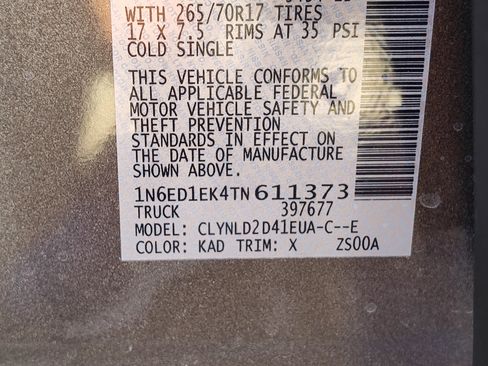 New 2026 Nissan Frontier PRO-4X image 15