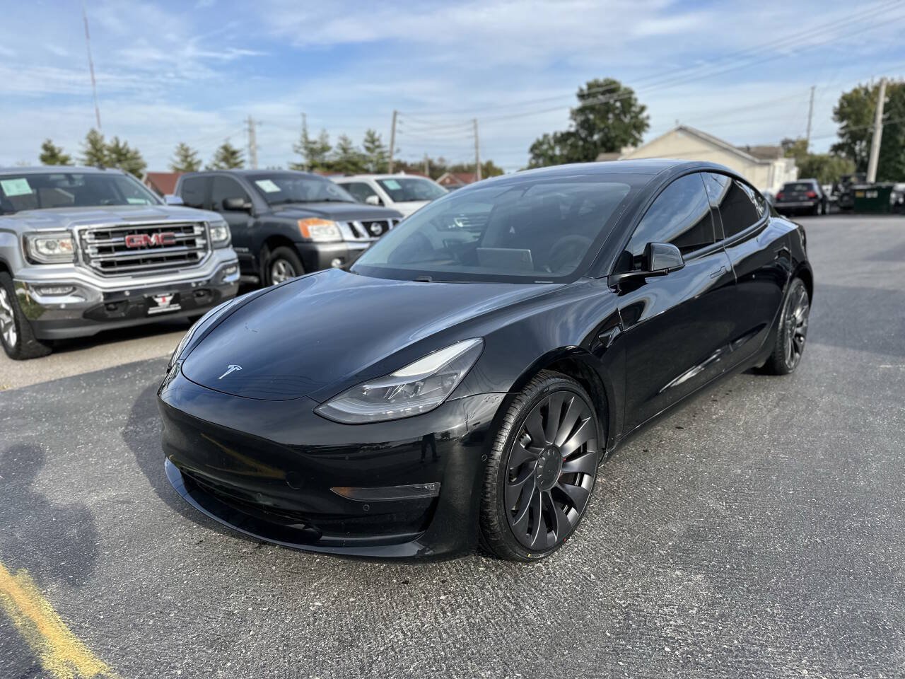 Used 2021 Tesla Model 3 Performance AWD/4WD image 3