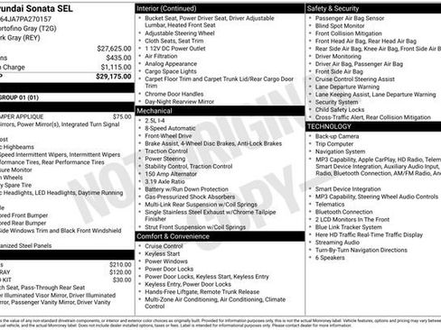 Used 2023 Hyundai Sonata SEL image 3