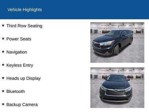 Used 2016 Toyota Highlander XLE w/ Protection Package #3 AWD/4WD image 2