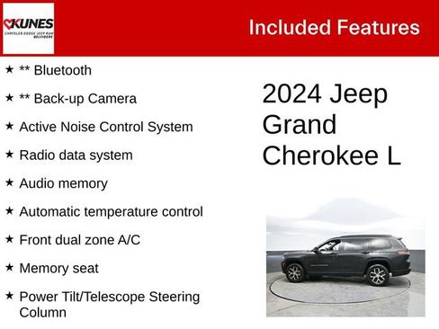 Used 2024 Jeep Grand Cherokee L Limited w/ Luxury Tech Group II image 3