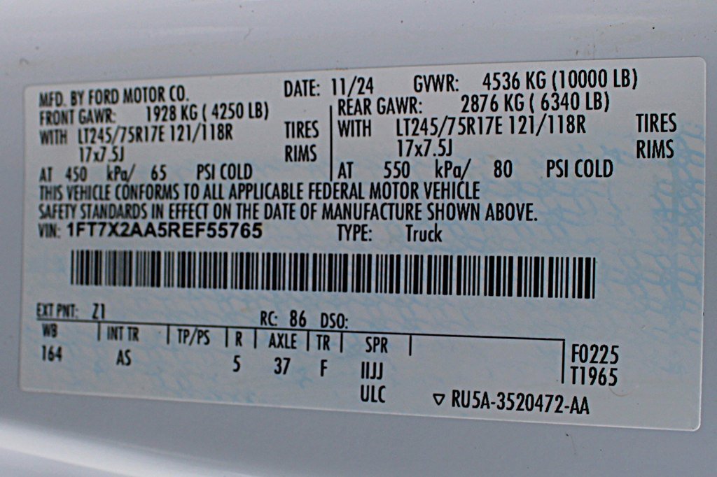Used 2024 Ford F250 XL w/ XL Chrome Package RWD image 29